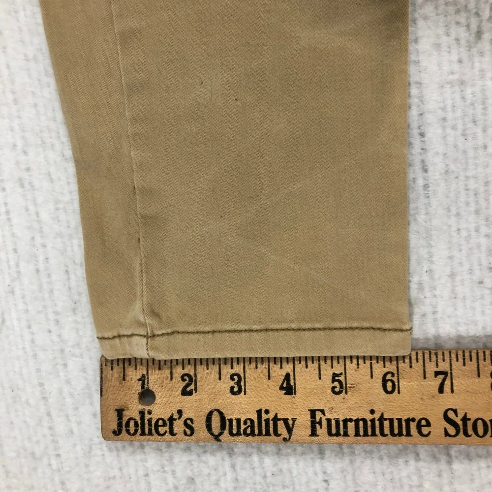 Free People Tan Khaki‎ Utility Patch Knee Pants Size 6